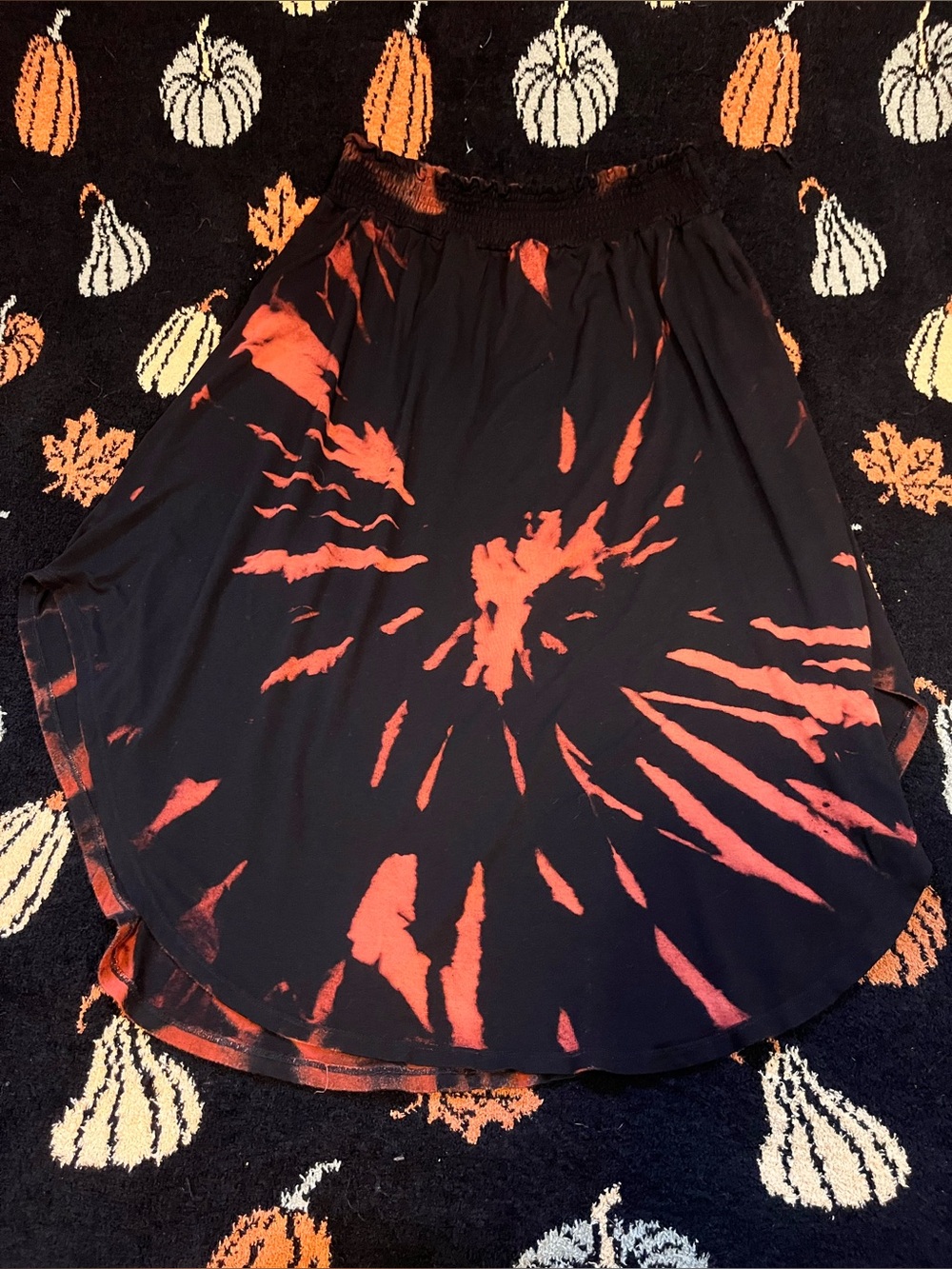 #33 Eclipse Black Tie-Dye Skirt available on live sept 7th 9am mst